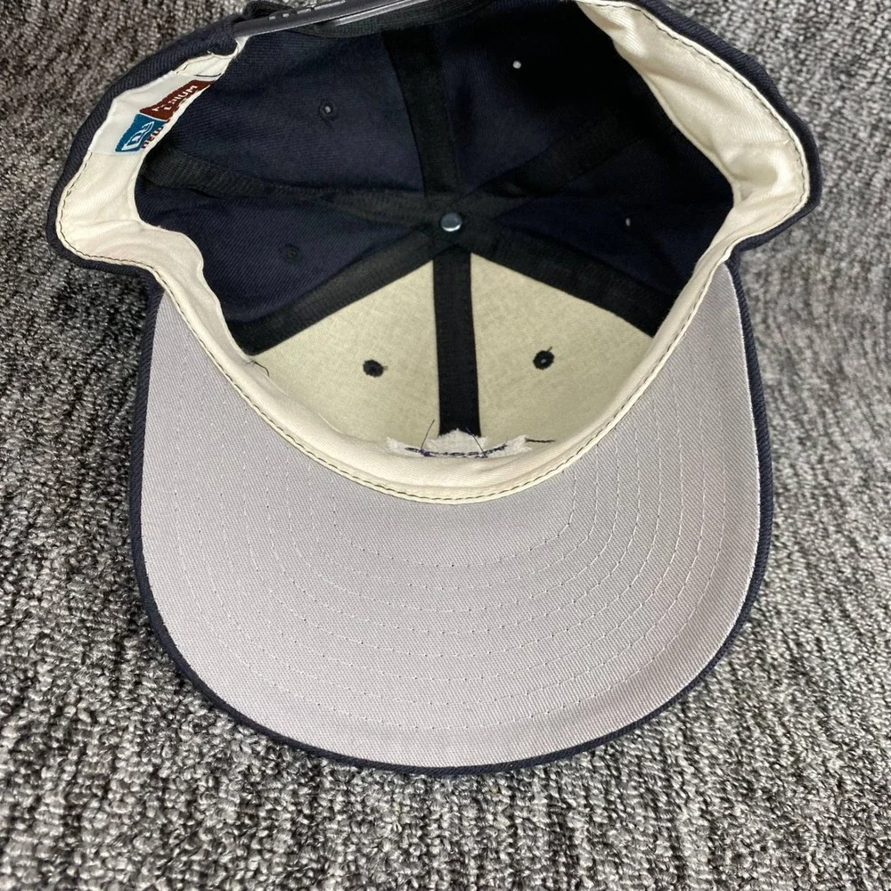 Vtg New Era Toronto Maple Leafs Hat Snapback Deadstock Blue NHL Cap Medium/Large